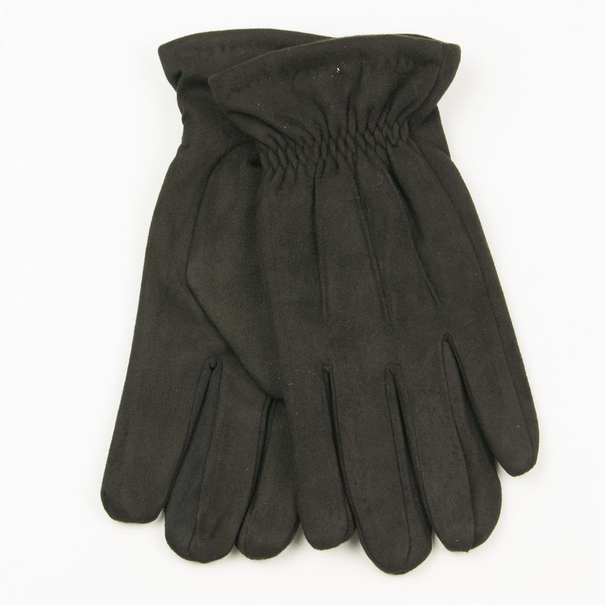 Чоловічі зимові рукавички з штучного замша L (18-1-31/2)