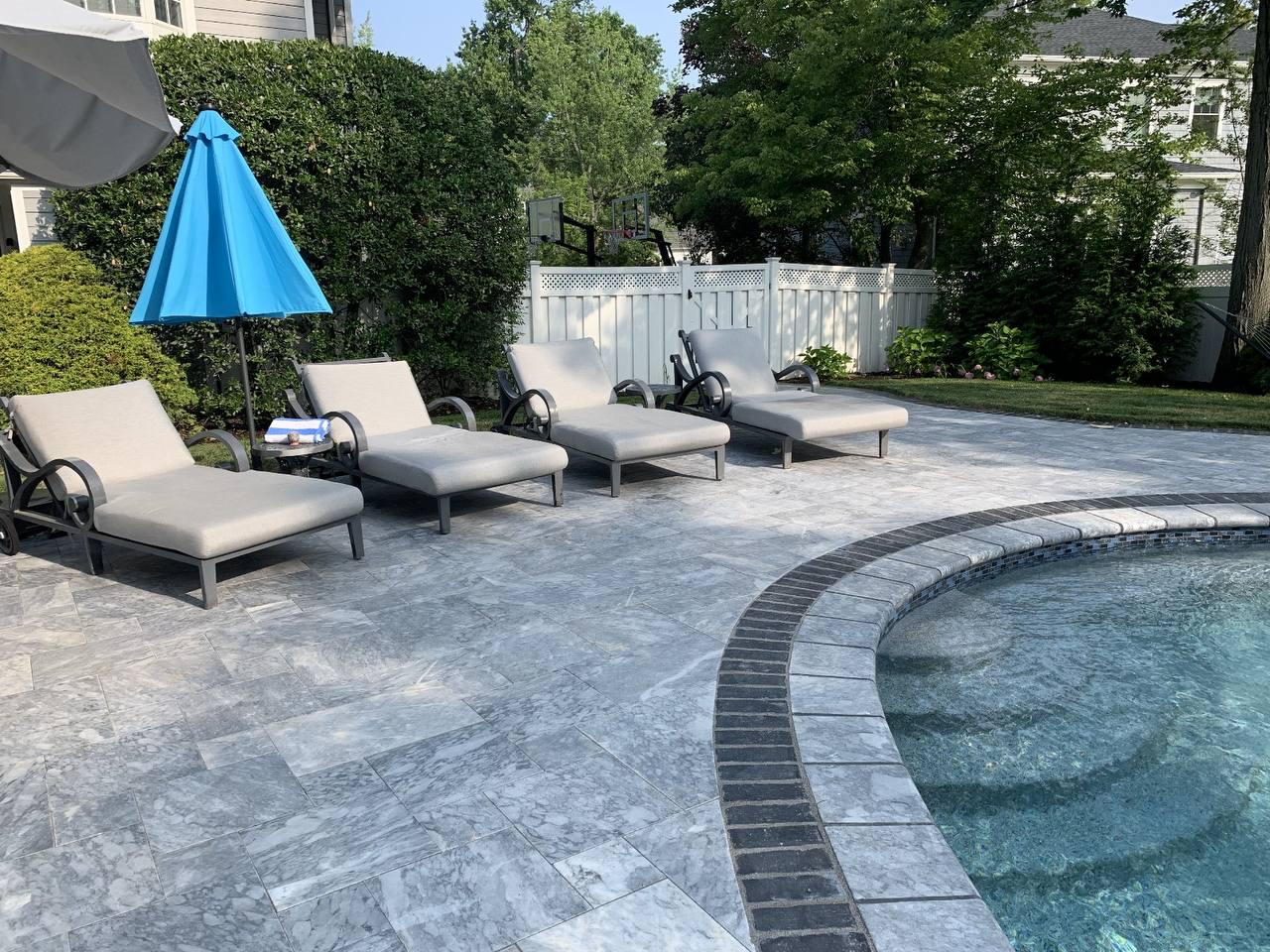 Мрамор Каменный двор Deep Bluestone Sandblasted Brushed 30,5×61×1,2 см (0081) - фото 2 Мрамор Каменный двор Deep Bluestone Sandblasted Brushed 30,5×61×1,2 см (0081) - фото 2