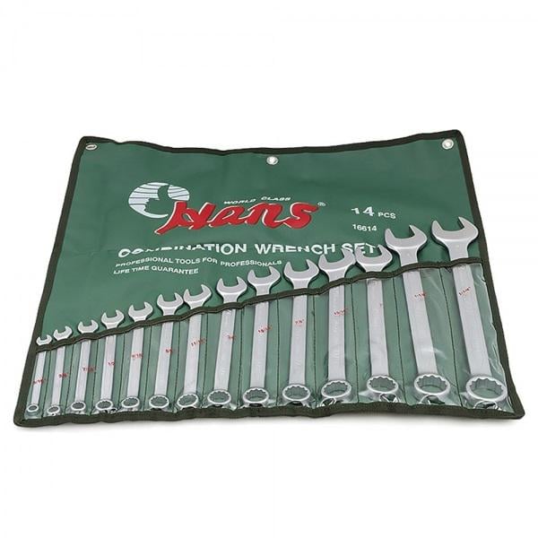 Набор ключей комбинированный HANS 14 пр. 10-32 мм (16614M)