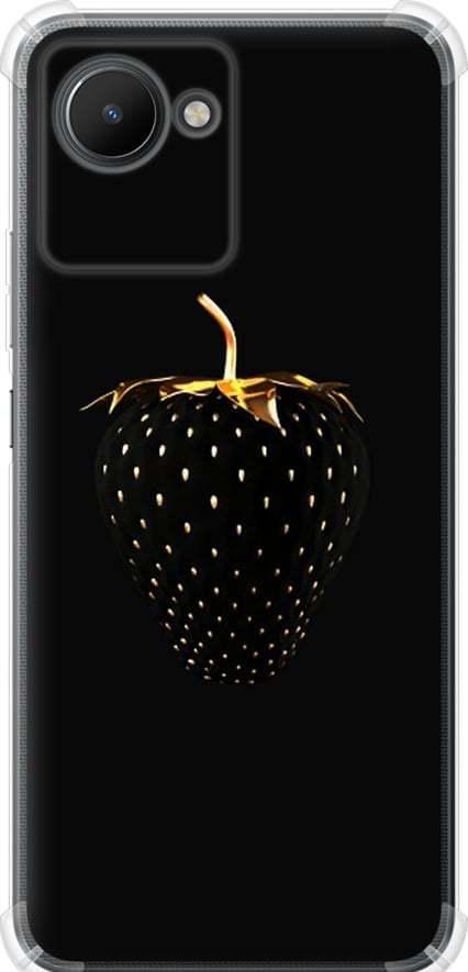 Чехол на Realme C30 Черная клубника (3585sp-2700-42517)
