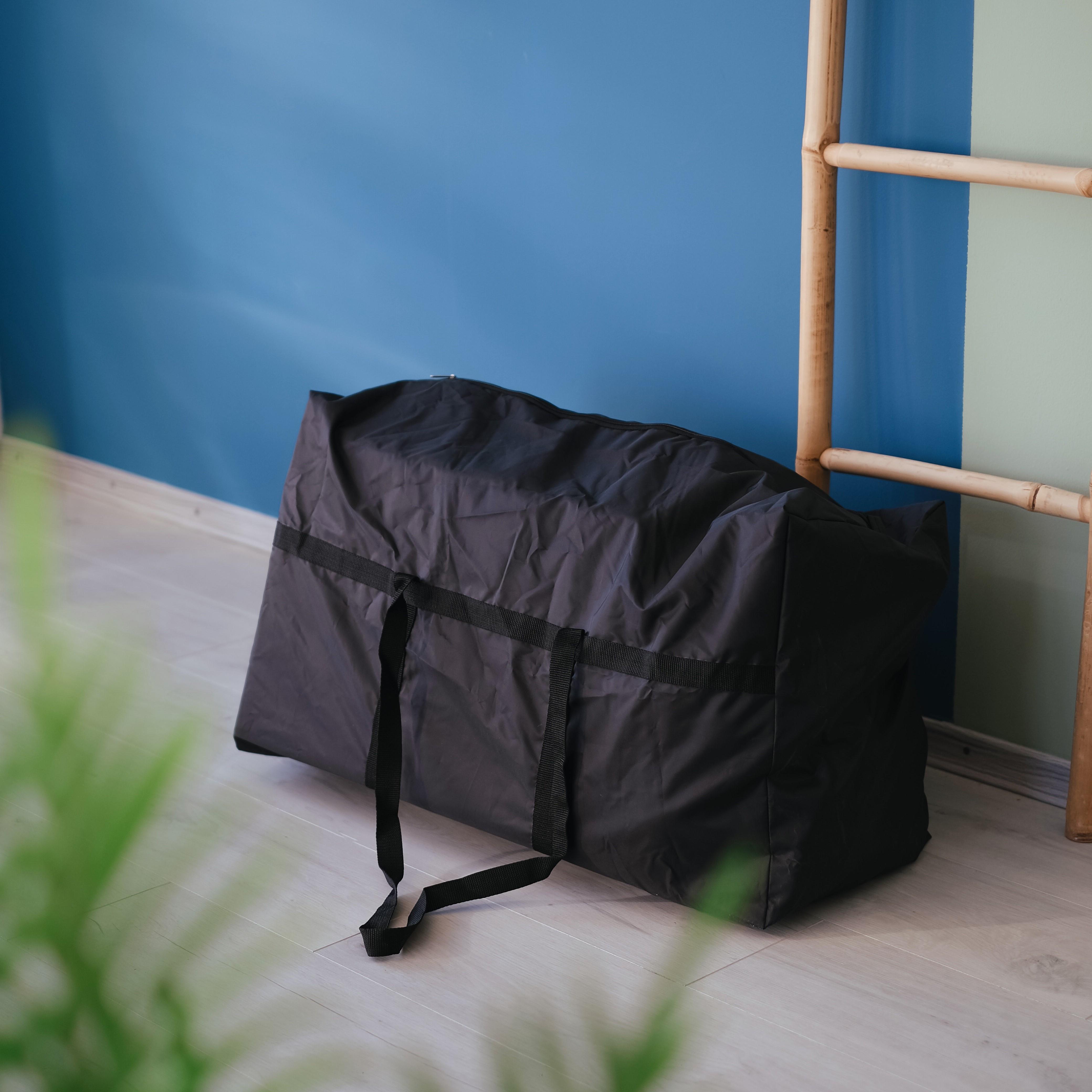 Сумка для перевезення речей нейлонова S Чорний (Hs-50-bl)