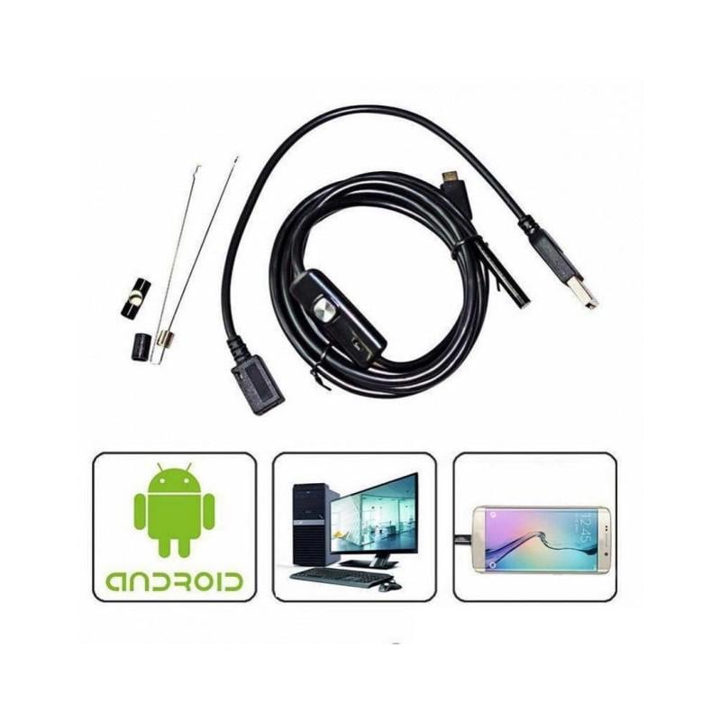 Эндоскоп камера гибкая автомобильная для телефона планшета и ноутбука - фото 3