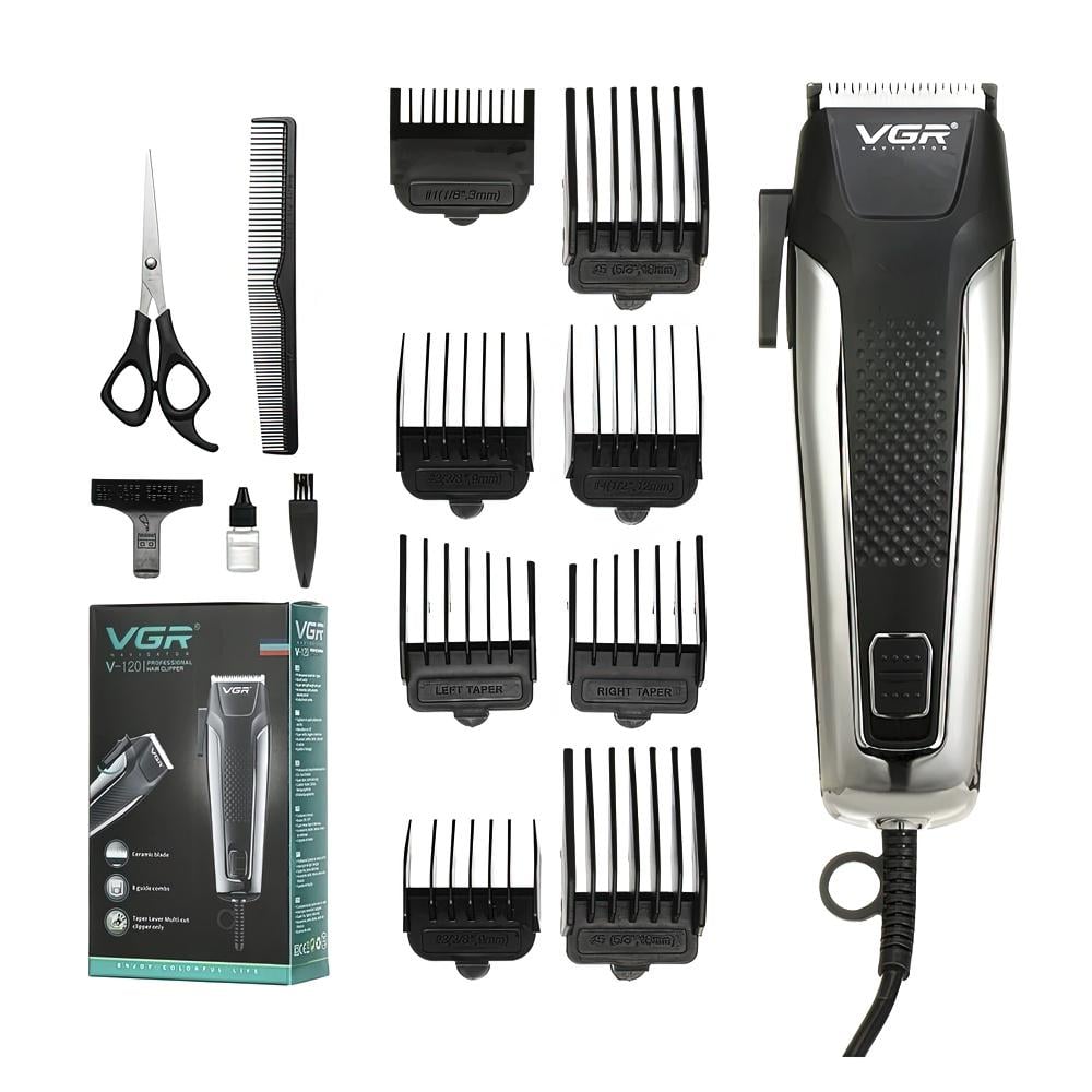 Машинка для стрижки волосся VGR V-120 Black (1010355)