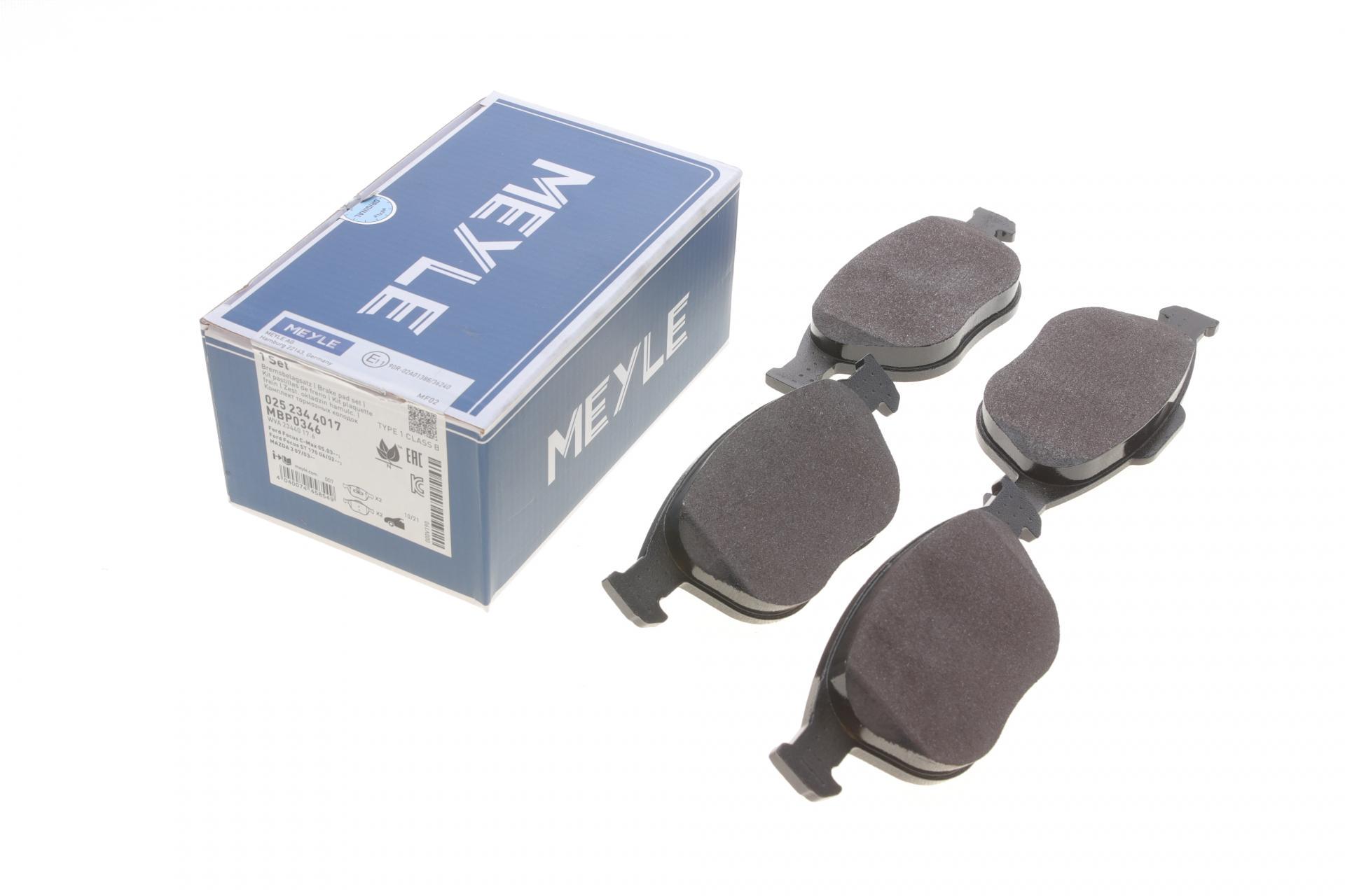 Тормозные колодки передние Meyle для Ford Connect 02- (025 234 4017)