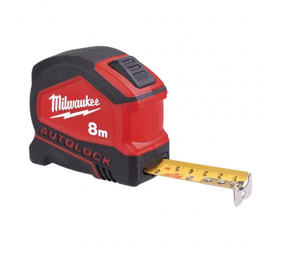 Рулетка Milwaukee Autolock 8 м 25 мм 4932464664