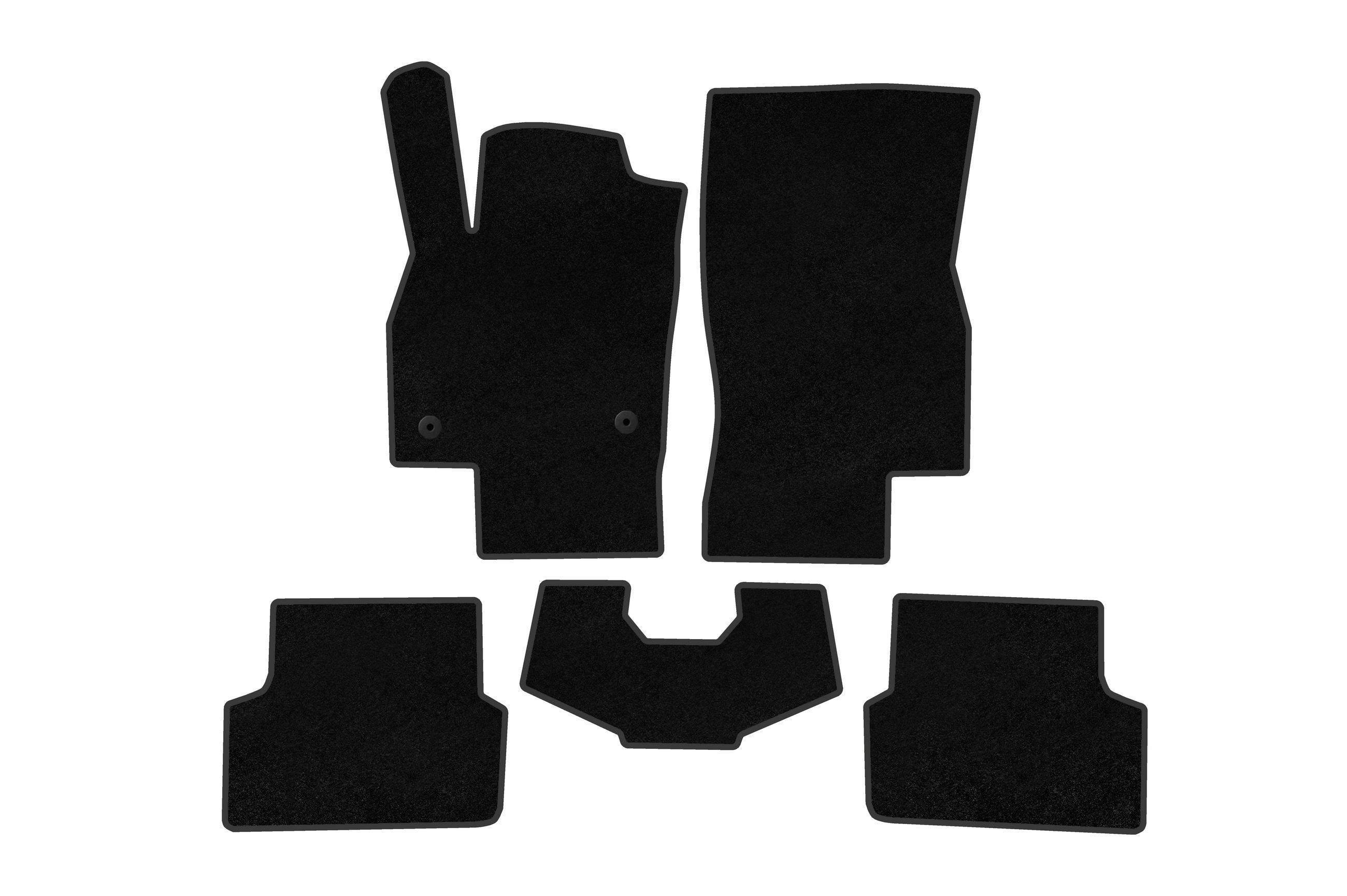 Коврики автомобильные текстильные Digital Designs Classic HB для Skoda Fabia 2021- рр. Черный (184852)