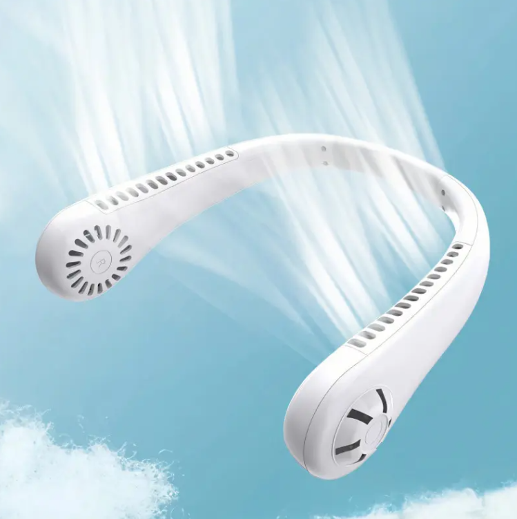Вентилятор безлопатевий на шию MM04 акумуляторний 3 режими охолодження Білий (2479517704) - фото 8 Вентилятор безлопатевий на шию MM04 акумуляторний 3 режими охолодження Білий (2479517704) - фото 8