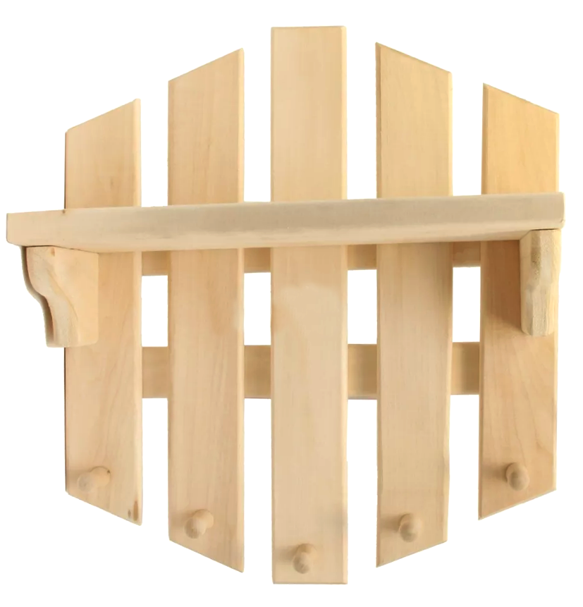 Вішалка банна з дерева Смородина Бланже (ВБА-000301)