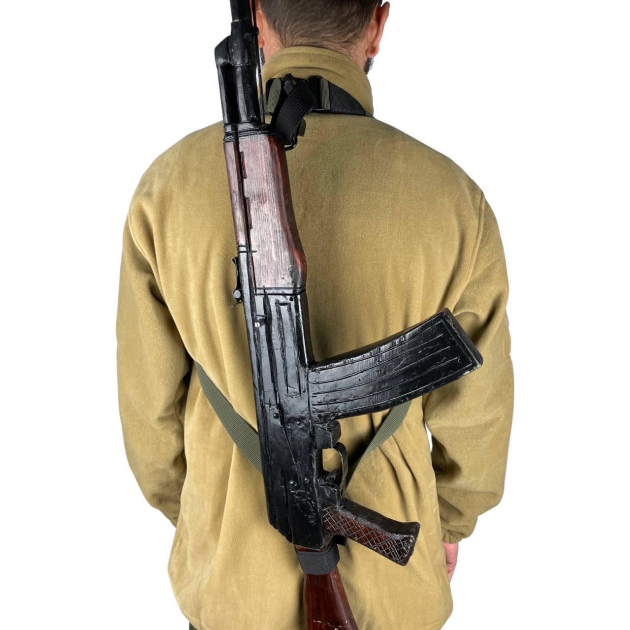 Ремень оружейный треточечный Tactical Belt Олива (F-03-2) - фото 4