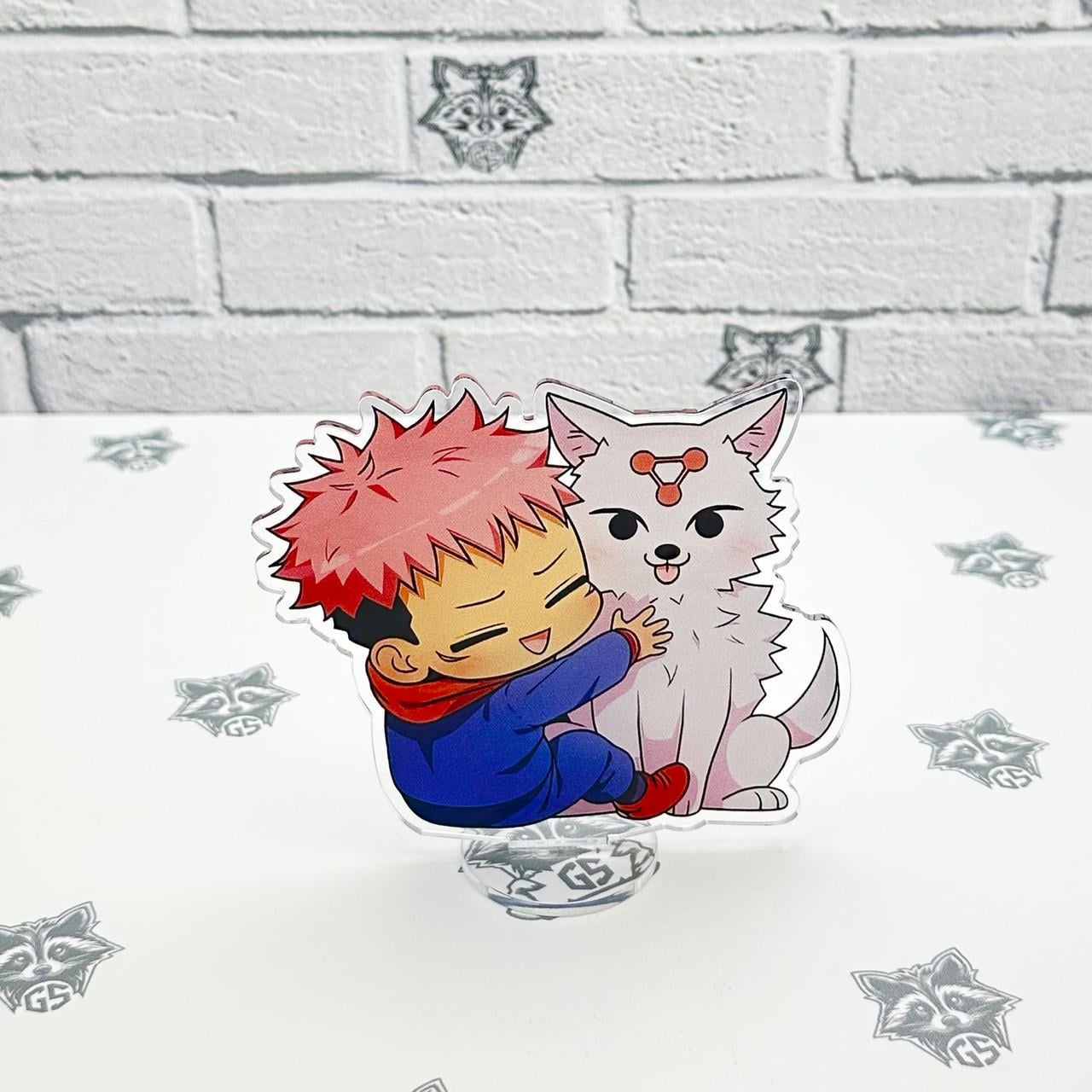 Фигурка коллекционная акриловая Chibi Аниме Магическая битва/Jujutsu Kaisen Итадори Юджи 10 см (2190437273)