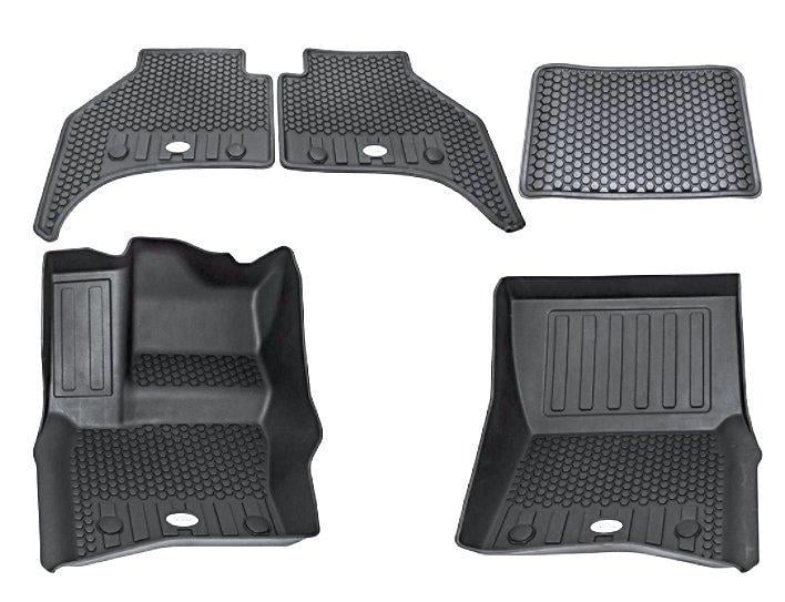 Коврики в салон Land Rover для Land Rover Defender 110 2020- 5 мест резиновые 5 шт. (VPLES0552)