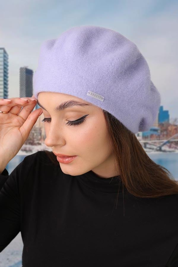 Берет женский шерстяной Braxton Кристина Сиреневый (5152/26479647)