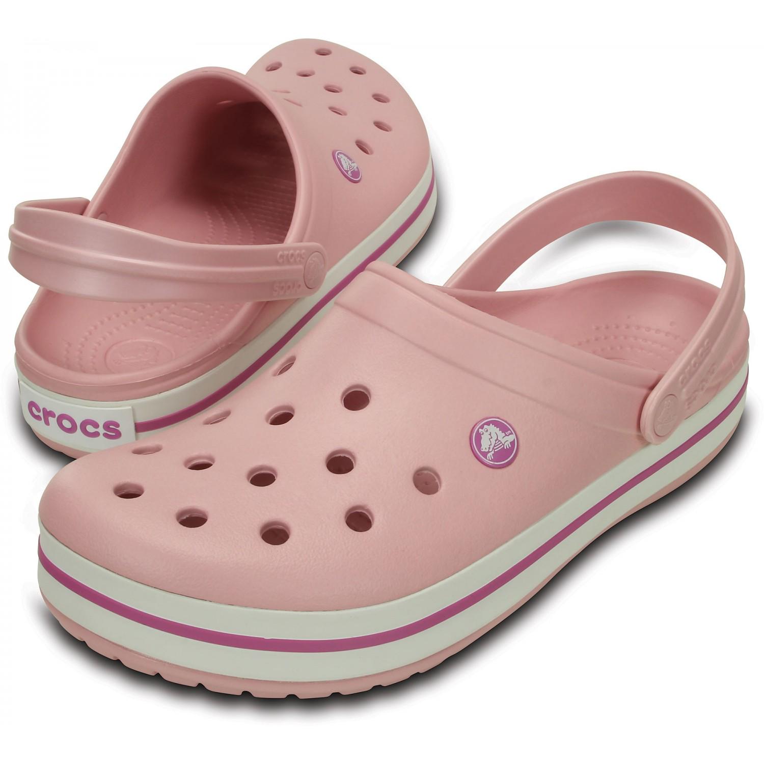 Crocs crocband hot sale pink