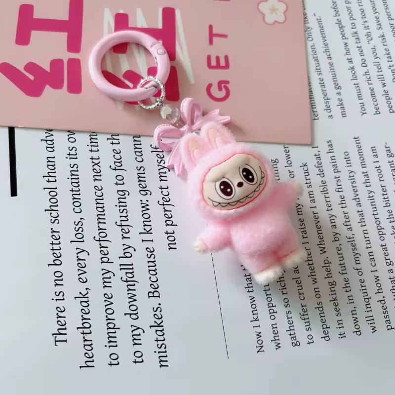 Брелок на ключи или сумку Labubu Розовый (26996323)