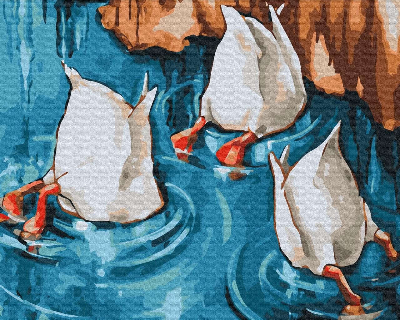 Картина по номерам BrushMe Гусиные лапки BS53875 холст на подрамнике 40х50 см (2073794940)