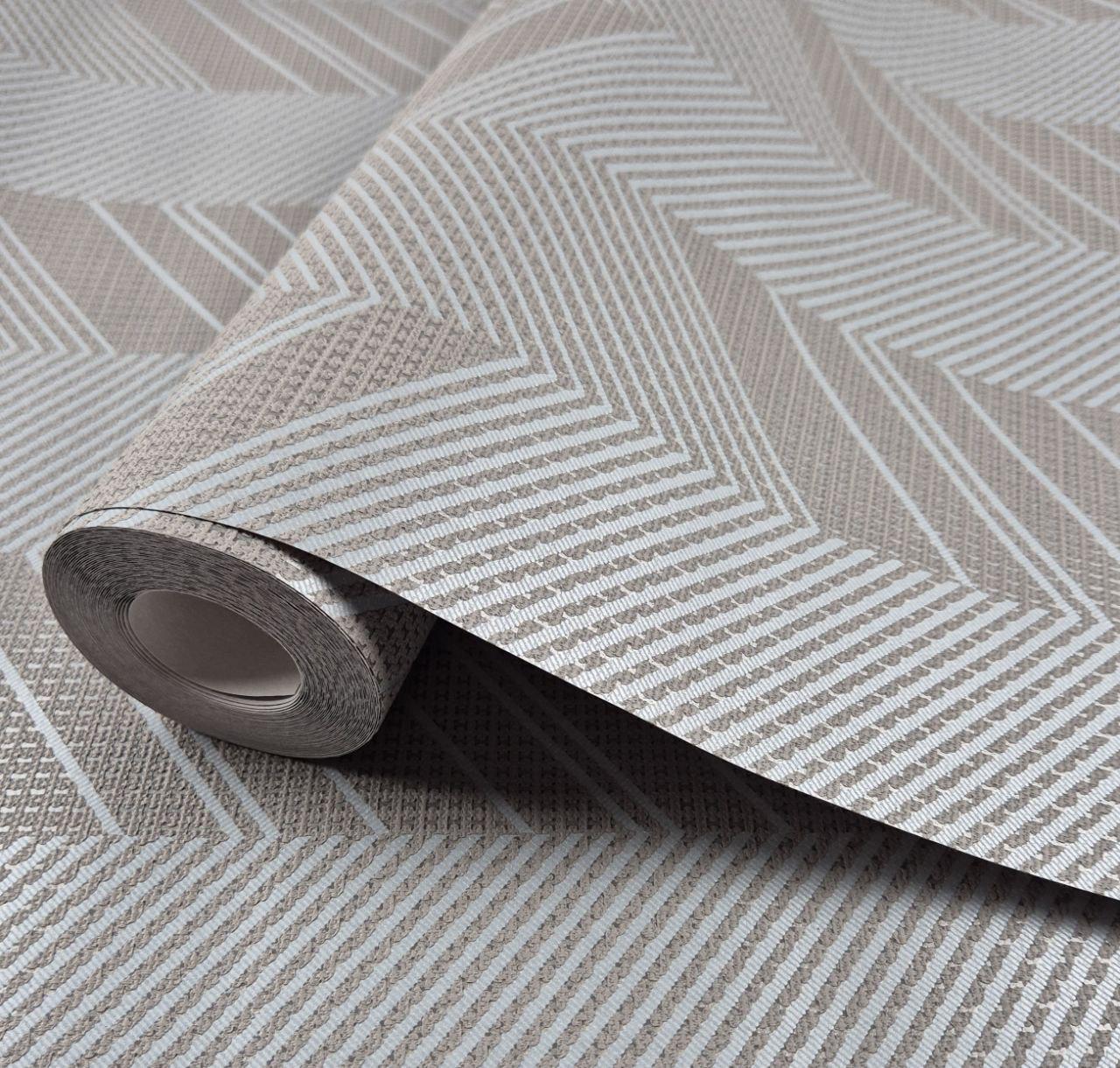 Обои виниловые на флизелине Marburg 11505 0,53х10,05 м Серо-Бежевый (30164718)