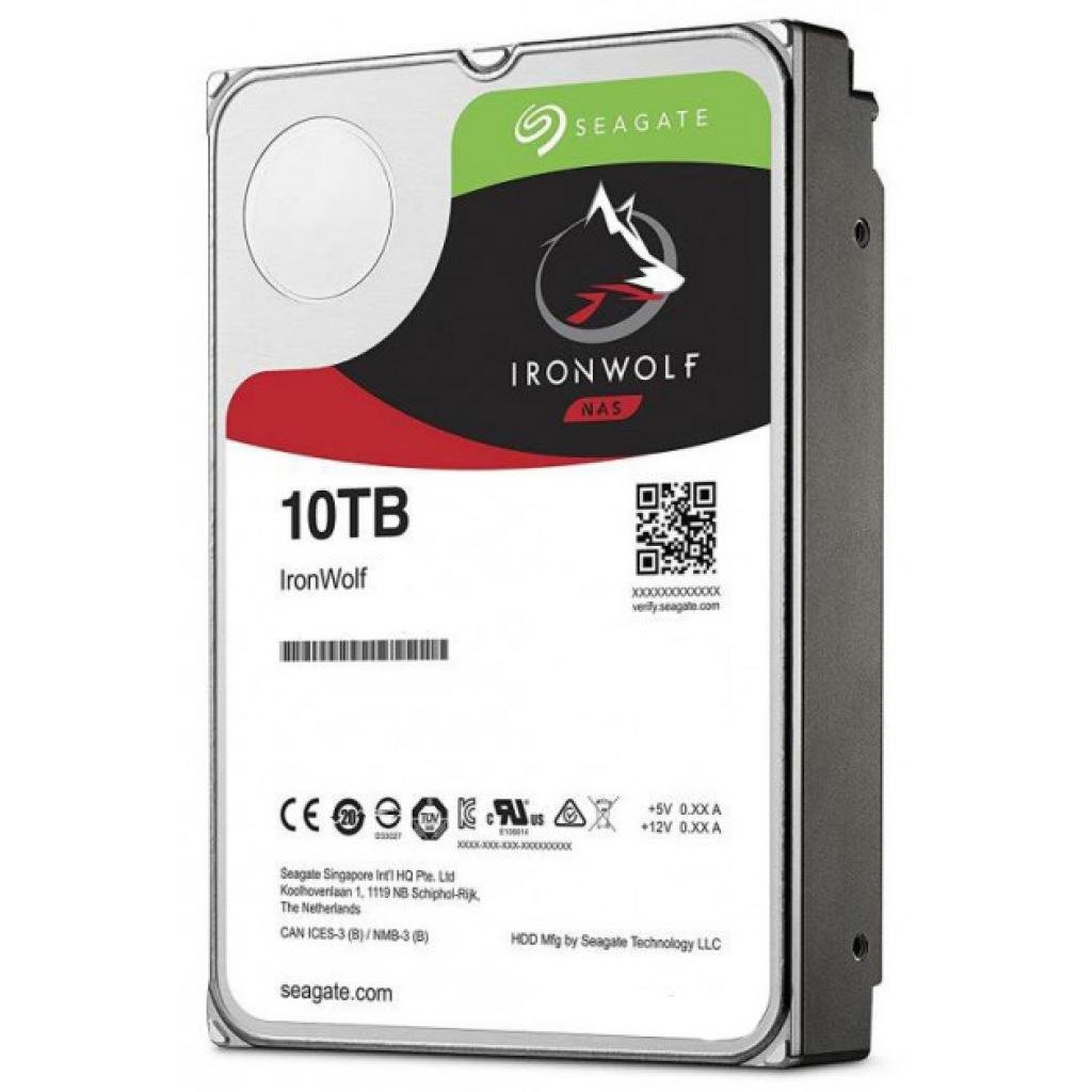 Жесткий диск Seagate IronWolf NAS HDD 3,5" SATA 10TB 7200rpm/256MB (ST10000VN000)