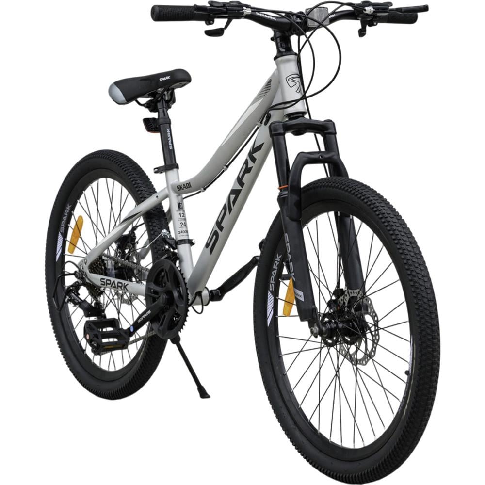 Велосипед Spark SKADI колеса 24" сталева рама 12" Cірий (3063324324)