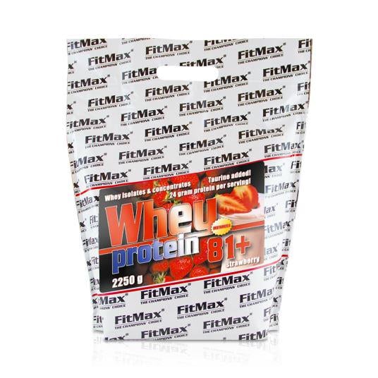Протеин FitMax Whey 81+ 2,25 кг Клубника (656V670)