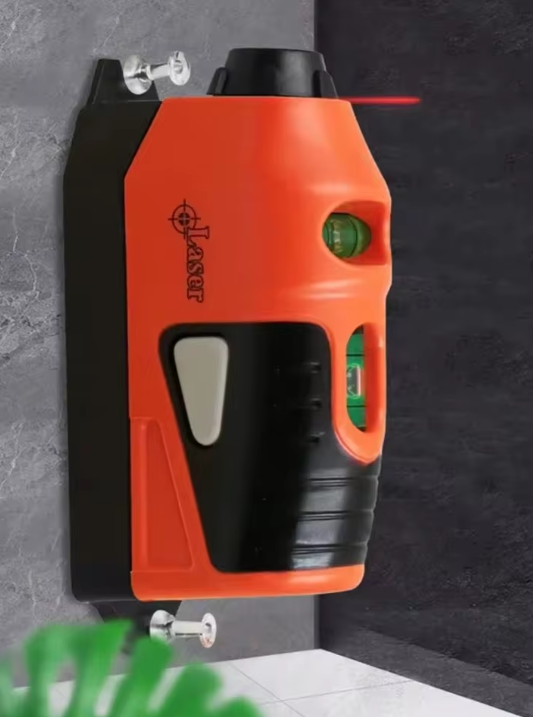 Лазерний рівень-нівелір портативний ABS 2xAAA Orange/Black (68688763) - фото 2 Лазерний рівень-нівелір портативний ABS 2xAAA Orange/Black (68688763) - фото 2