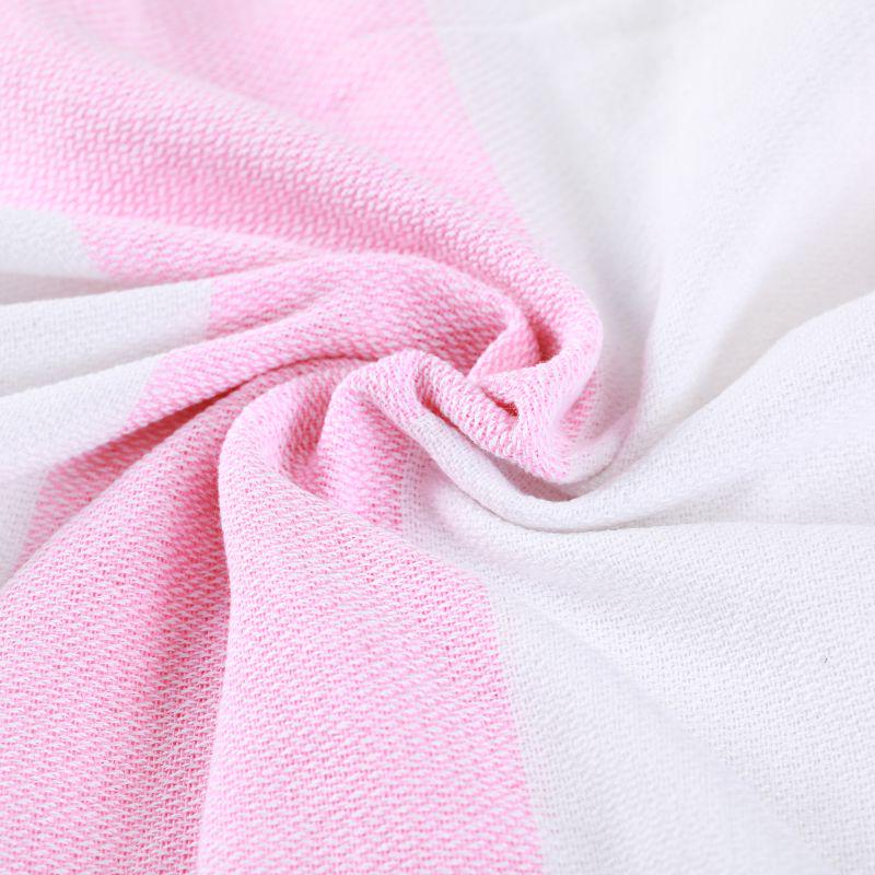 Рушник пештемаль Lovely Svi бавовна XХL 100x180 см Pink/Blue Stripes (7032025) - фото 3