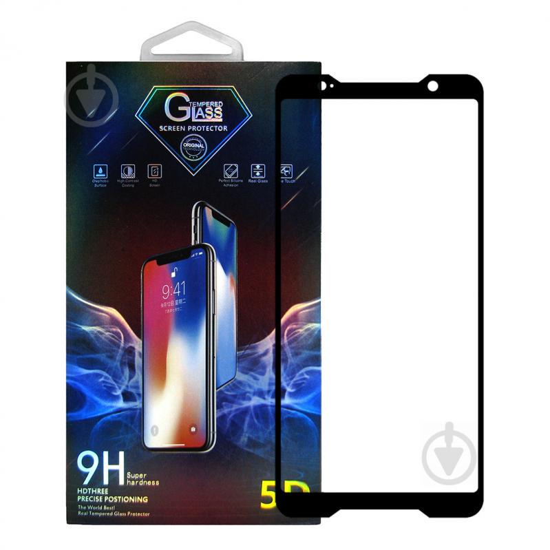 Защитное стекло Premium Glass 5D Full Glue для Asus ZS600KL Rog Phone Black (hub_slyZ62527)