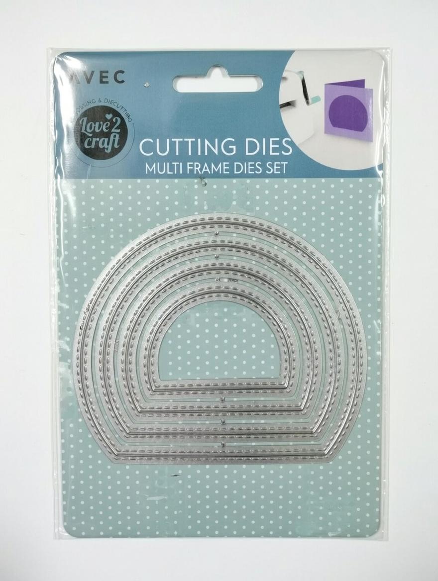 Набір вирубок Avec Love2Craft MULTI FRAME DIES SET арочні рамки для скрапбукінгу та кардмейкінгу (500109)