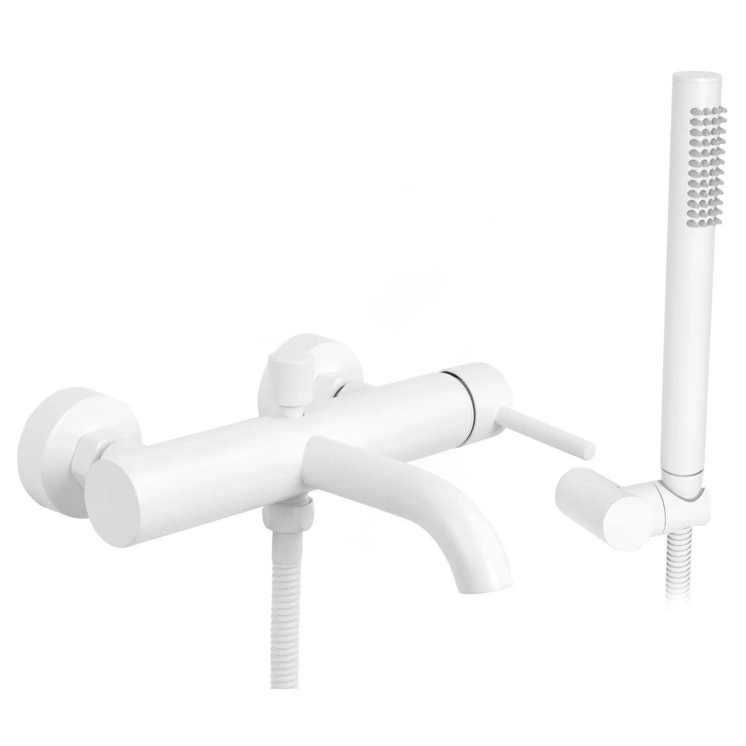 Смеситель для ванны CUBO REA LUNGO B8030 reac-00000000624 однорычажный Белый (165445)