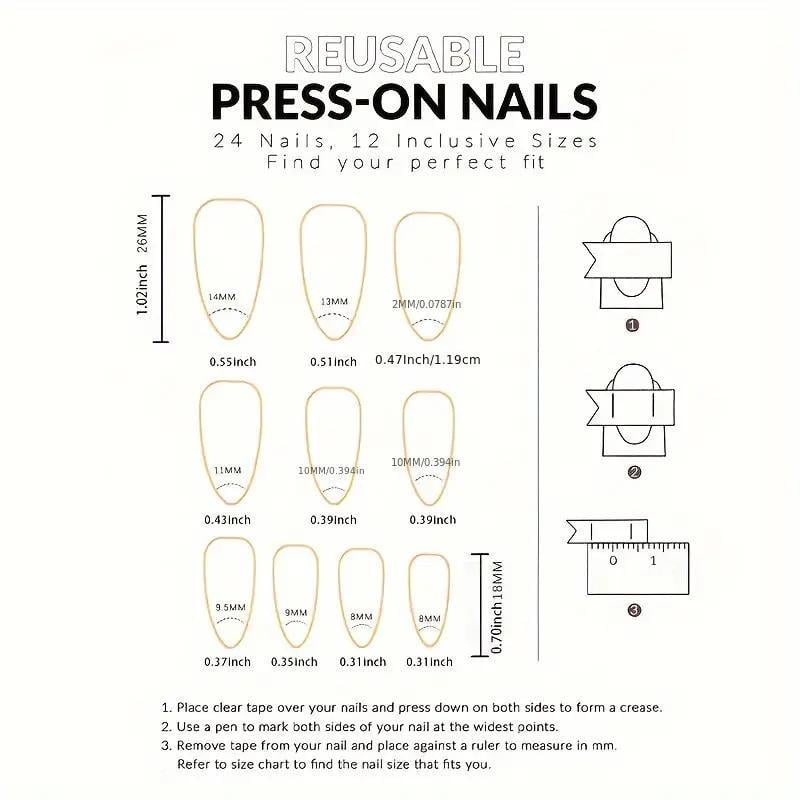 Накладні нігті Чорний Зірки мигдаль середньої довжини із клейовими пластинами 24 шт. Сріблястий (2789190679) - фото 10 Накладні нігті Чорний Зірки мигдаль середньої довжини із клейовими пластинами 24 шт. Сріблястий (2789190679) - фото 10