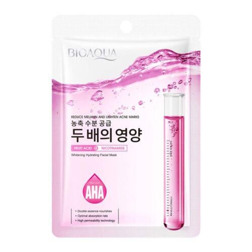 Маска тканевая Bioaqua с фруктовыми кислотами и ниацинамидом 35 г (BQ733710)
