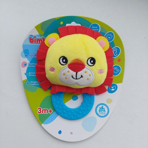 Погремушка Bimbo с пищалкой/прорезывателем/шуршалки (BM-75502)
