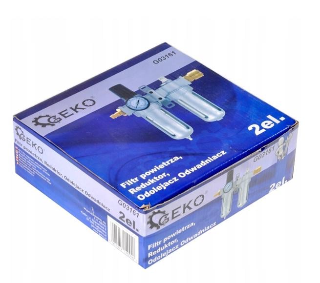 Воздушный фильтр GEKO G03161 редуктор/ масленка/водоотделитель 1/2" 2 шт. (16115749837) - фото 7 Воздушный фильтр GEKO G03161 редуктор/ масленка/водоотделитель 1/2" 2 шт. (16115749837) - фото 7