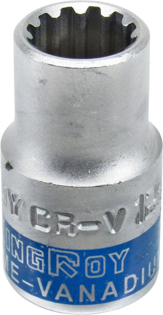 Головка торцевая низкая двенадцатигранная KING ROY Spline 1/2 12 мм (30164-12)