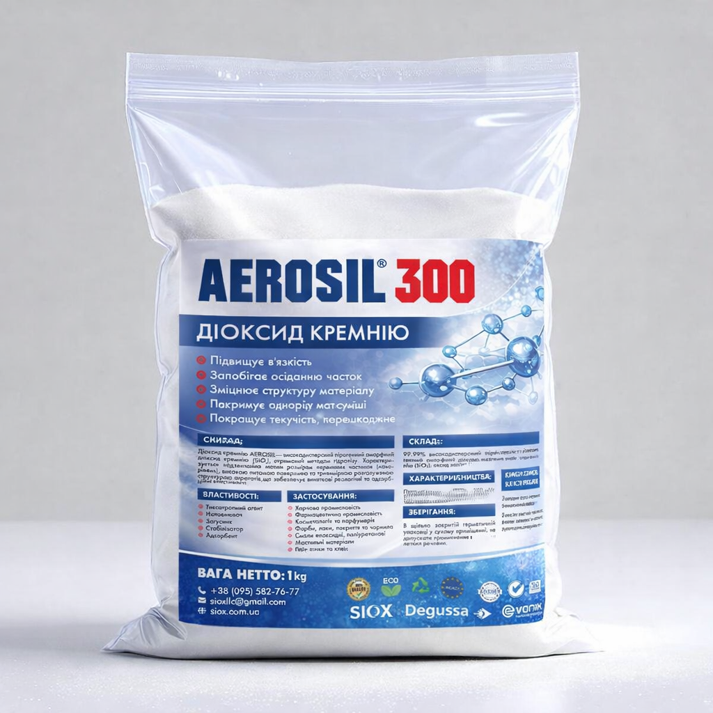 Диоксид кремния SIOX&Evonik AEROSIL 300 1 кг (35425239)