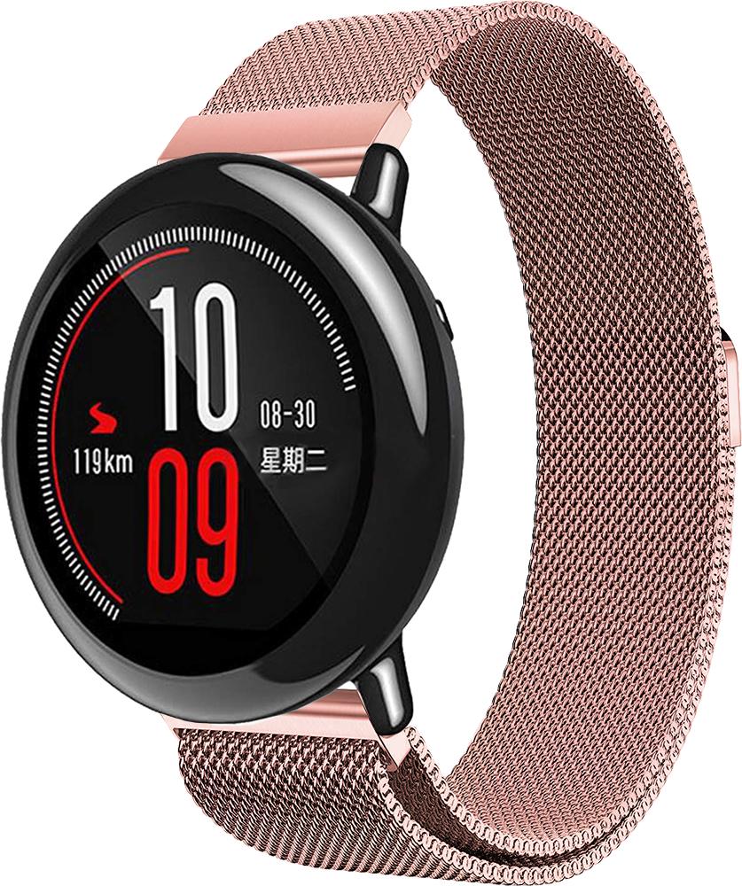 Ремешок Миланская петля Milano Amazfit Pace Pink (27070)