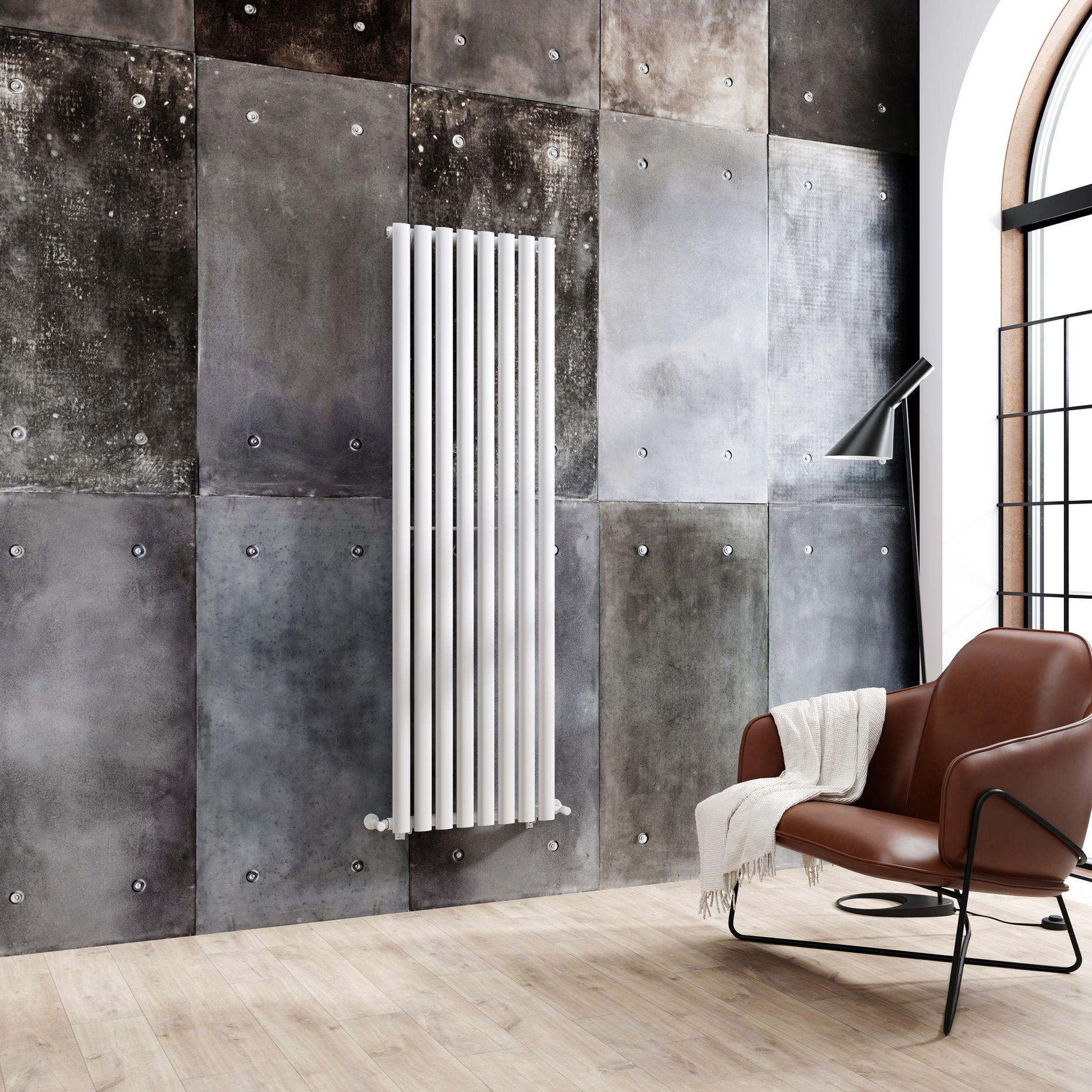 Радиатор Rastas Aurora стальной 943 Вт 1800x480 мм вертикальный Белый (RR-UT03001) - фото 2 Радиатор Rastas Aurora стальной 943 Вт 1800x480 мм вертикальный Белый (RR-UT03001) - фото 2