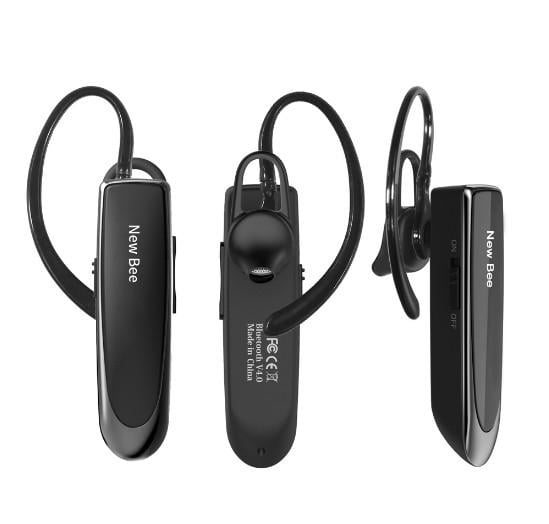 ᐉ Гарнитура Bluetooth New Bee LC-B41 с чехлом Черный • Купить в Киеве ...