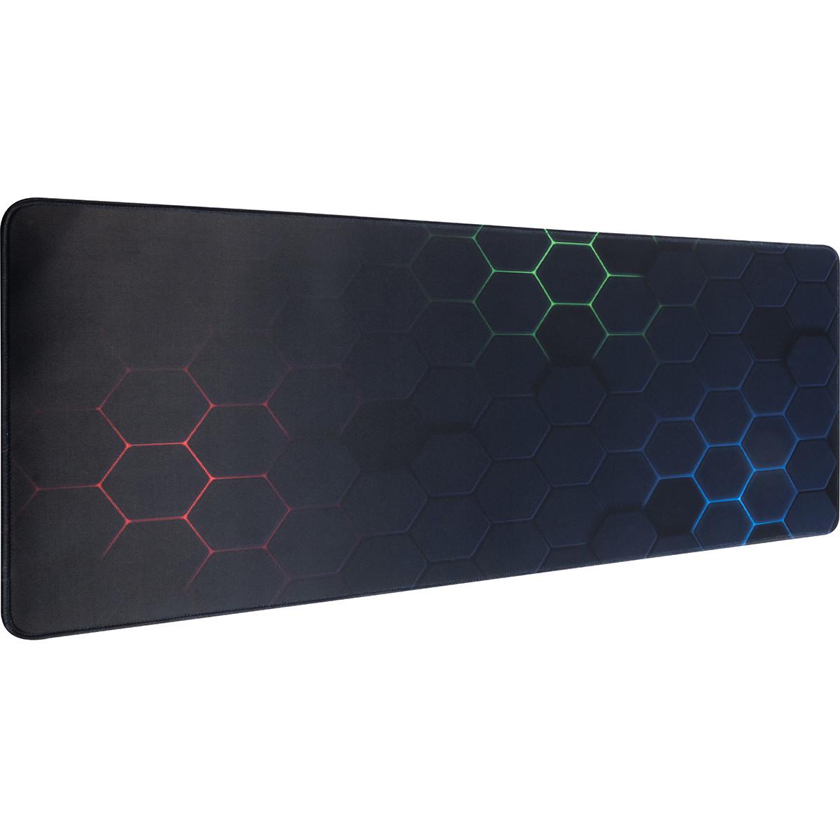 Коврик для мышки U&P Abstract Hex 800x300x3 мм Black (2211765809)