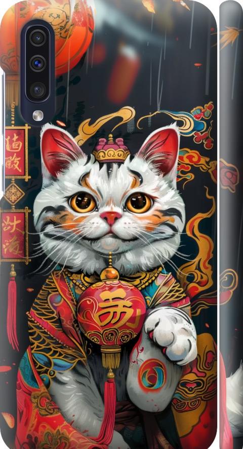 Чехол на Samsung Galaxy A50 2019 A505F China Cat v2 (6135m-1668-42517)