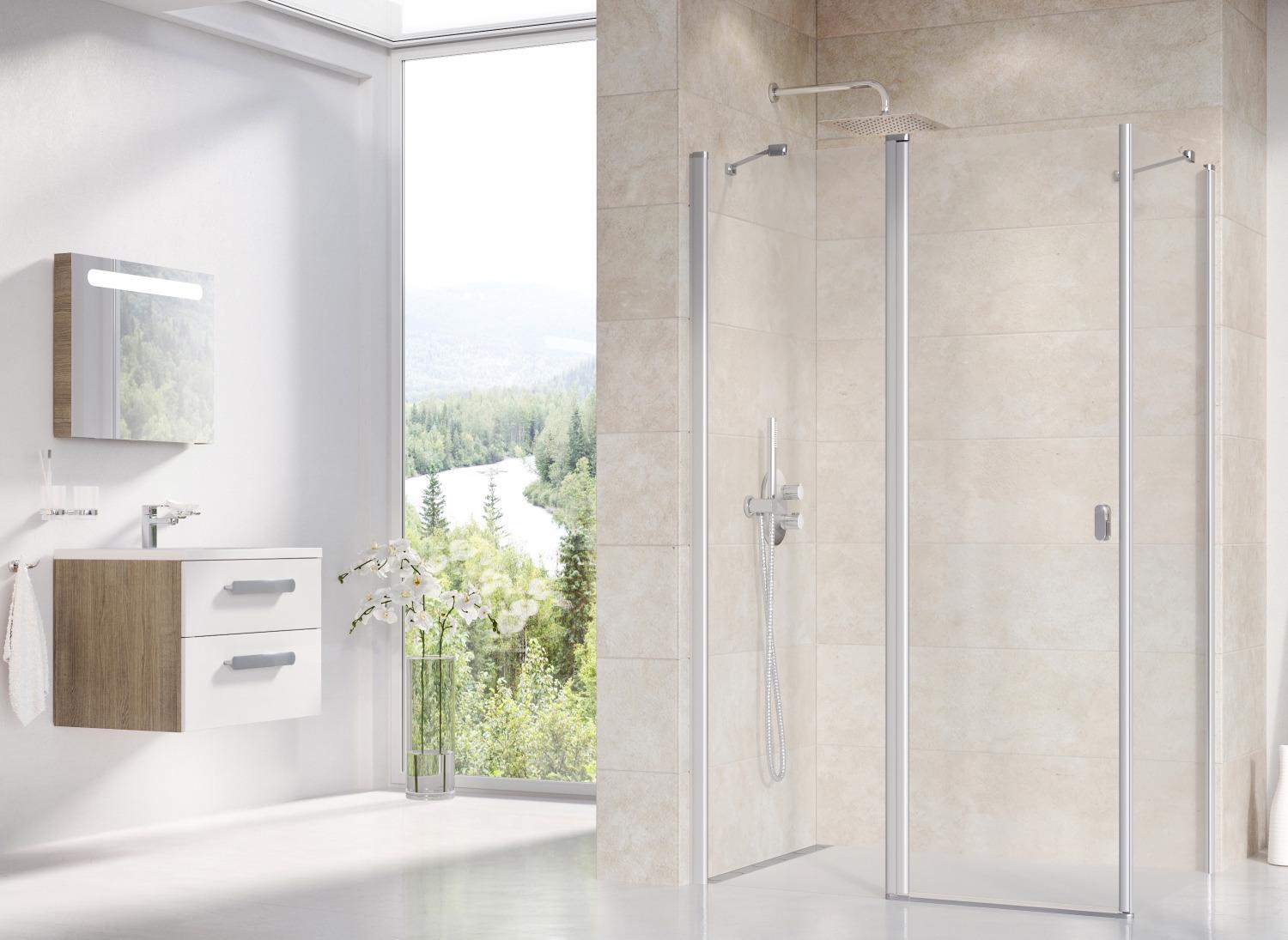 Душова стінка Ravak Chrome CPS 9QV70C00Z1 90x195 см профиль Хром (88966) - фото 4