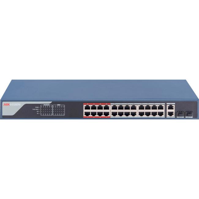 24-портовый POE коммутатор Hikvision DS-3E1326P-EI - фото 3