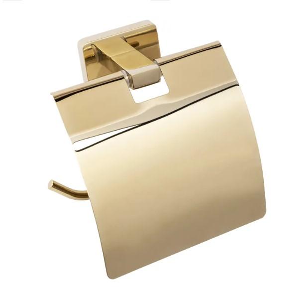 Тримач для туалетного паперу Rea Oste Золотий (REA-80080)