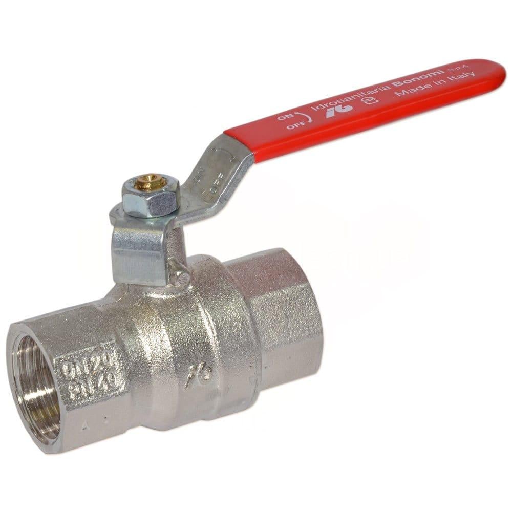 Кран кульовий Bonomi Missouri 3/4" ВВ прямий латунь (79510106) Кран кульовий Bonomi Missouri 3/4" ВВ прямий латунь (79510106)