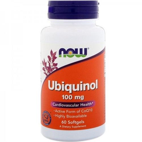 Коензим NOW Foods Ubiquinol 100 мг 60 Softgels