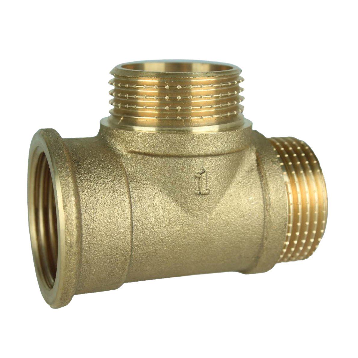Тройник VA 000027712 латунь внутренняя-наружная-наружная 1" (197520)
