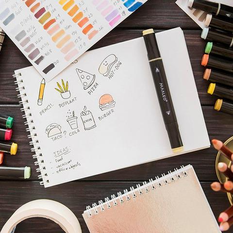 Набор маркеров двусторонних спиртовых в органайзере и сумке 168 шт. - фото 14 Набор маркеров двусторонних спиртовых в органайзере и сумке 168 шт. - фото 14