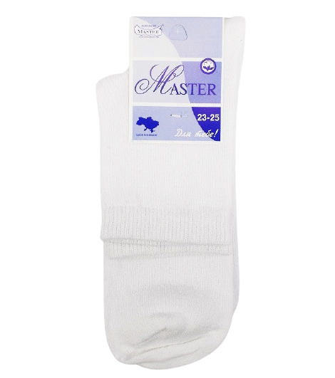 Носки женские хлопковые Master р. 36-40 Белый (1036777519)