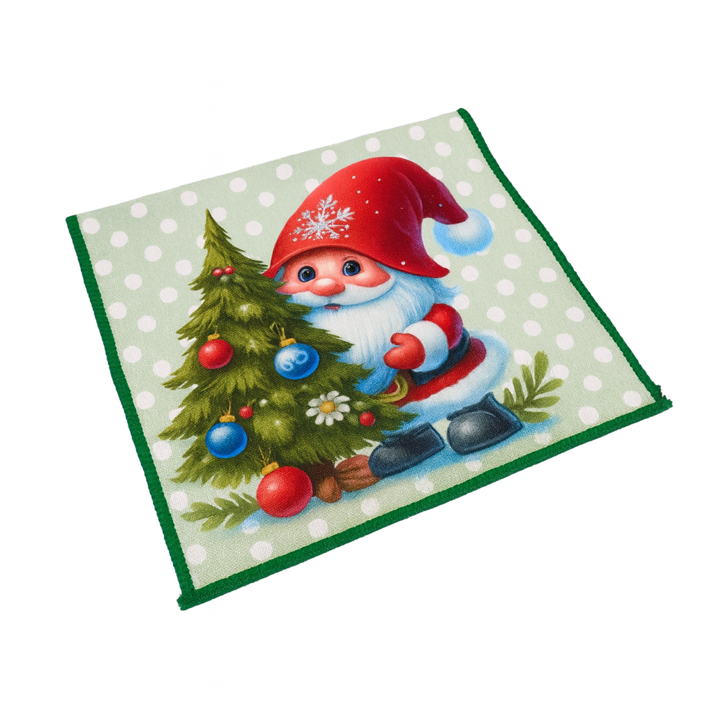 Салфетки-полотенца из микрофибры Luxyart Рождество 25х50 см 8 шт. (LR-280) - фото 6