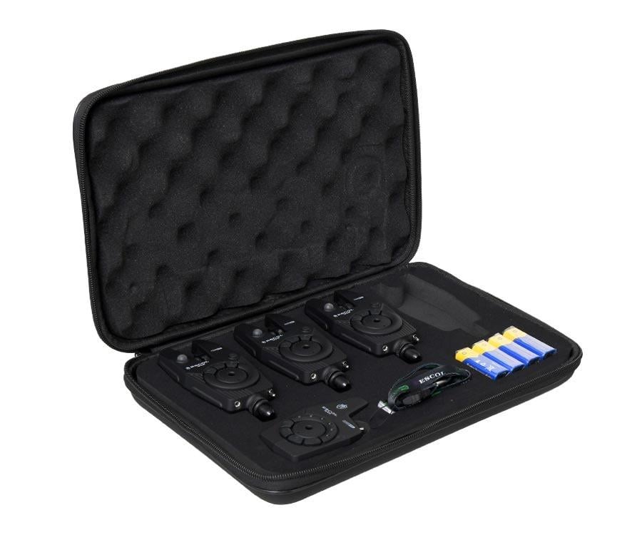 Набiр електронних сигналiзаторiв клювання Carp Pro Escol WRS 3+1 (2712824724)