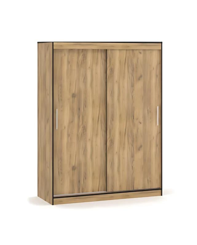 Шкаф-купе Mebel Service Бруклин 150,4х60,3х199,6 см Дуб крафт золотой (27776589)